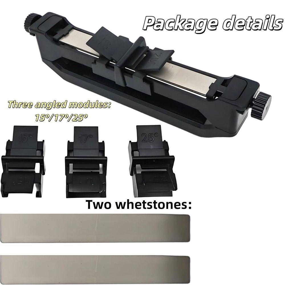Adjustable Angle Guide Handheld Sharpener Portable Grinding Stone New Sharpening Tool  Kitchen