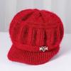 Winter Elderly Person Warm Cycling Hat Female Autumn Winter Mother Hat Middle Aged 40 Years Old Velvet Knitted Hat