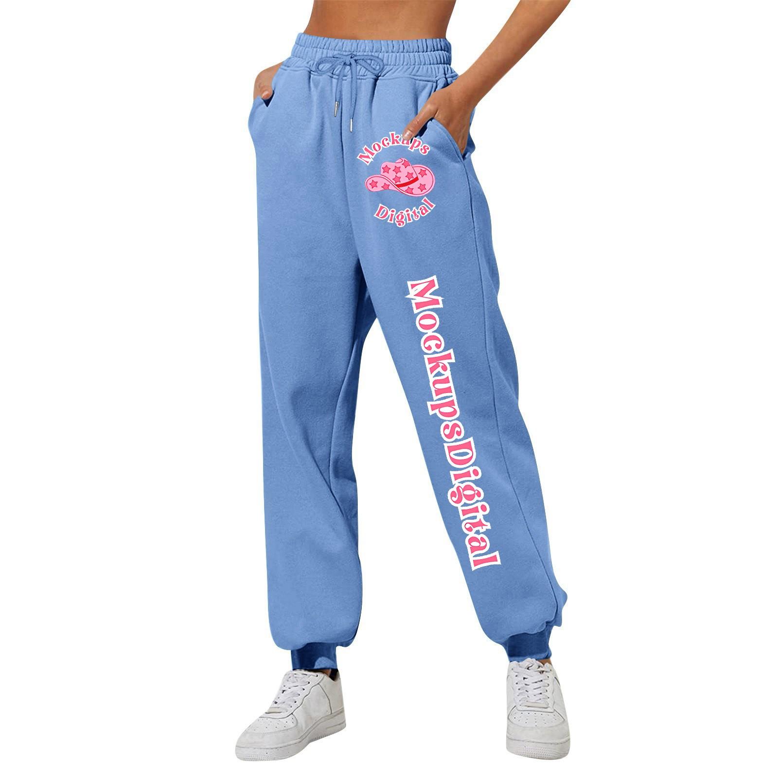 Женские повседневные модные спортивные штаны с мелким принтом повседневные брюки XXXL — фото 11