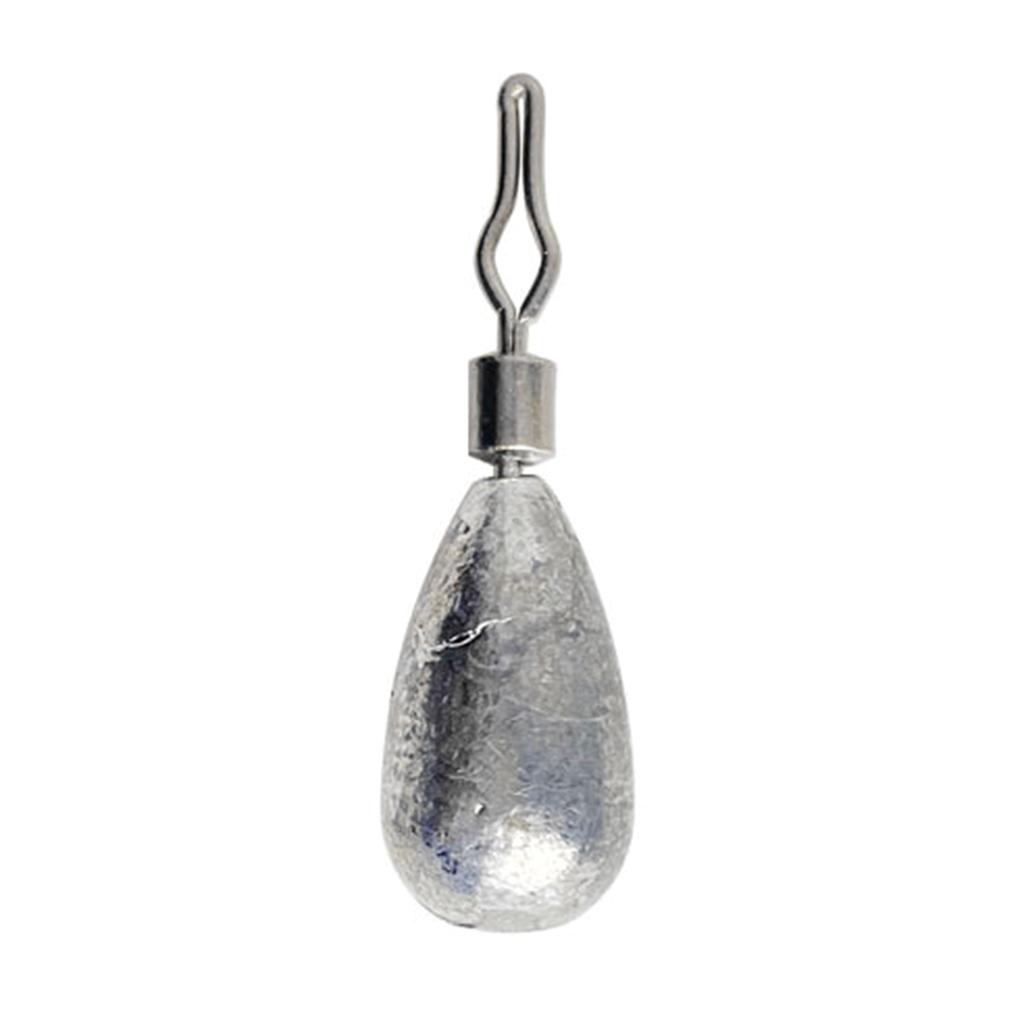 50pcs Saltwater Fishing Weights Fishing Bottom Sinkers Weight Bass Casting Fishing Weights Sinkers 360 Degree Rotating