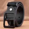Men's PU Vintage Pin Buckle Leather Belt - Casual & Business Versatile Accessory for Jeans