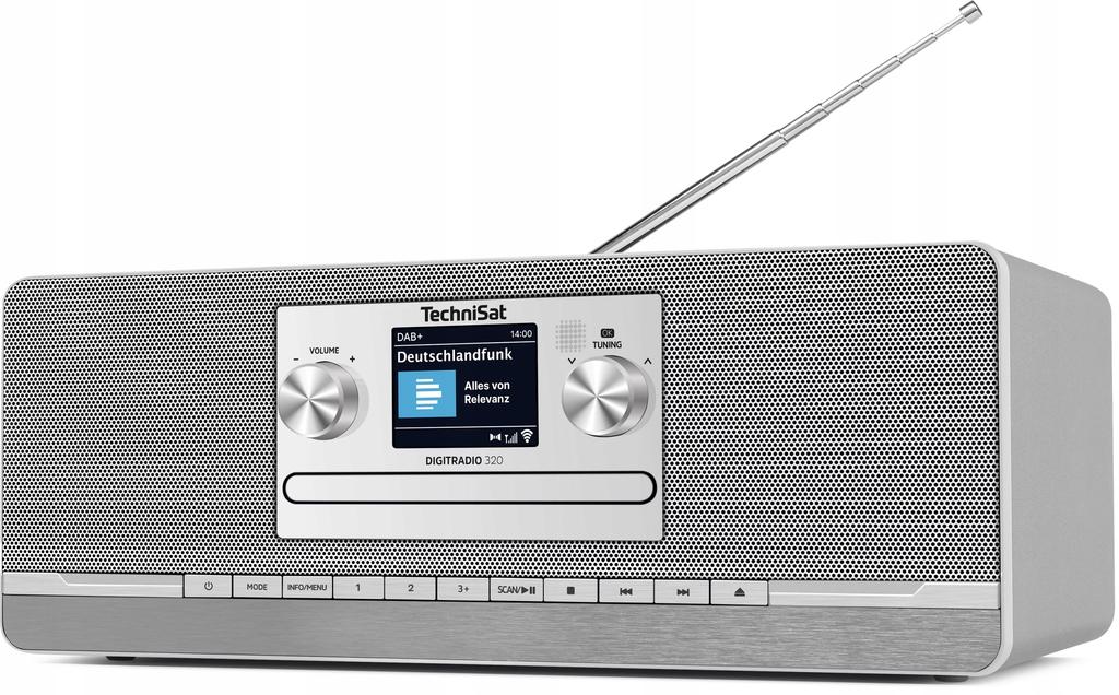 TechniSat DIGITRADIO 320 DAB+ FM Bluetooth USB Radio with CD Player