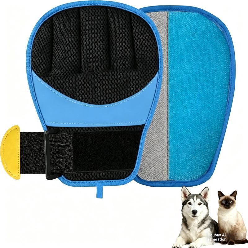 Pet Hair Remover Electrostatic Gloves, 2025 New Pet Hair Removal Glove For Cats & Dogs, Double-Sided Reusable Electrostatic