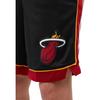 Nike NBA Miami Heat Icon Edition Shorts Black/Red/White Men Streetwear AJ5620-010