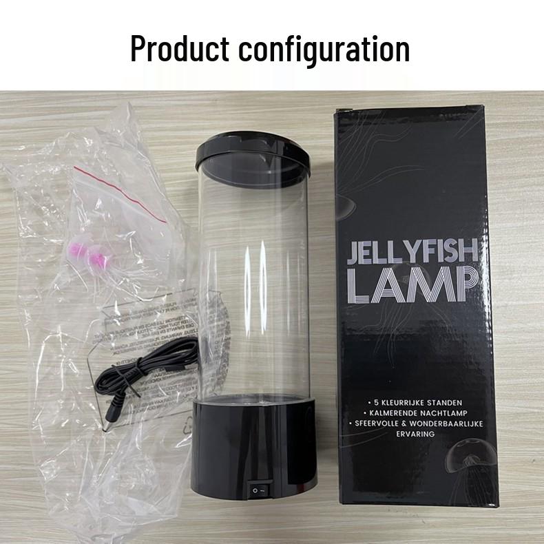 LED Bunte Quallen Nachtlicht - USB-Stecker, Schlafzimmer Atmosphärenlampe