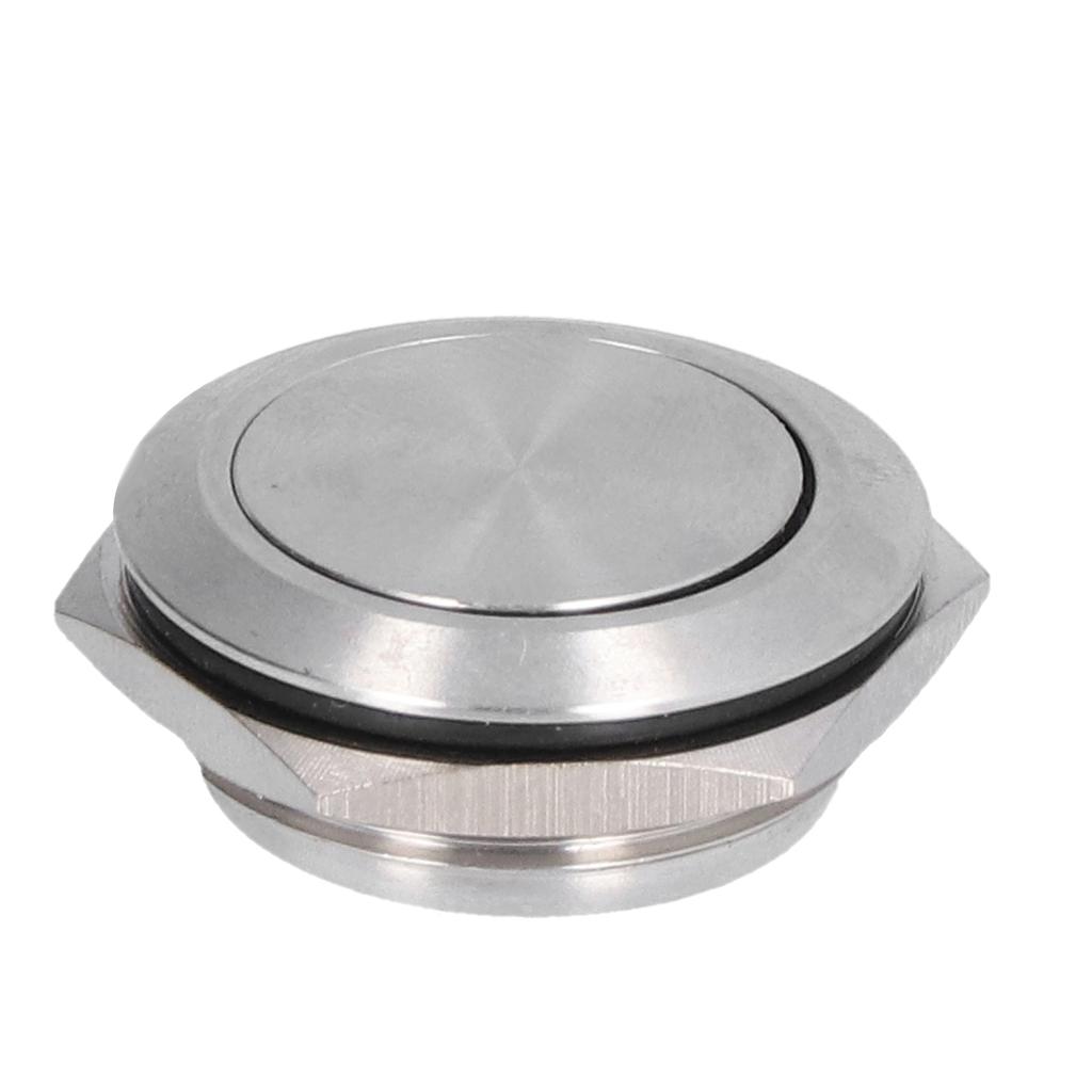 5Pcs Flat Top Button Switch Stainless Steel Waterproof Screw Terminal Power Accessories 0?220V