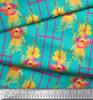 Soimoi Material Crep Poli Maro Imprimeu Geometric și Floral Material Imprimat La Metru 42 Inch