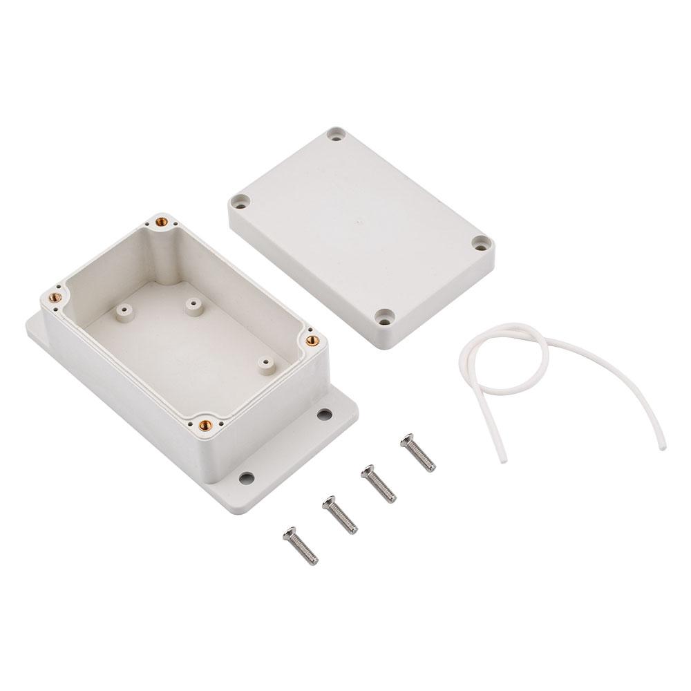 ABS plastic case grey waterproof electronic project box DIY case with ears waterproof case instrument box electrical supplies