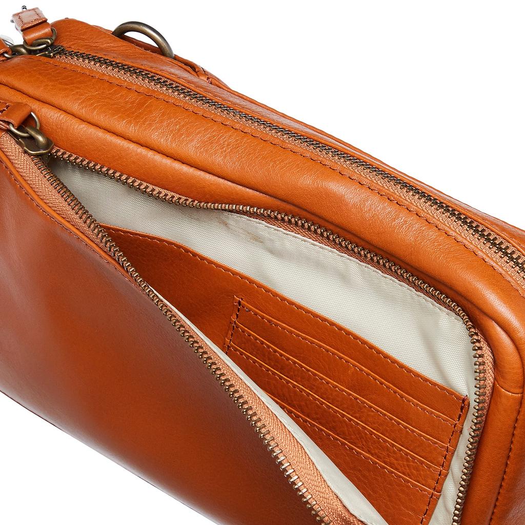 Cherica 2-Way Body Bag, FLEXIBLE Series, Camel