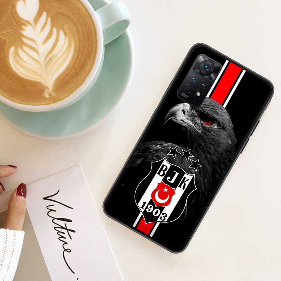 Fashion Besiktas BJK Phone Case For Redmi 13C 14C Note 13 14 Pro 5G Plus 12 12C 10 10A 10C 9 9A 9C 9T 8 8A K70 Pro Xiaomi Cover