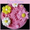 Elegant 3d Flower Silicone Mold For Fondant Cake Decorating And Sugarcraft Diy