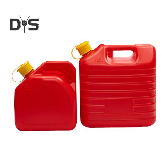 5L/10L Fuel Tank Plastic Transfer Tank with Spout And Handle Portable Fuel Storage Container for Cars Motorcycle Truck