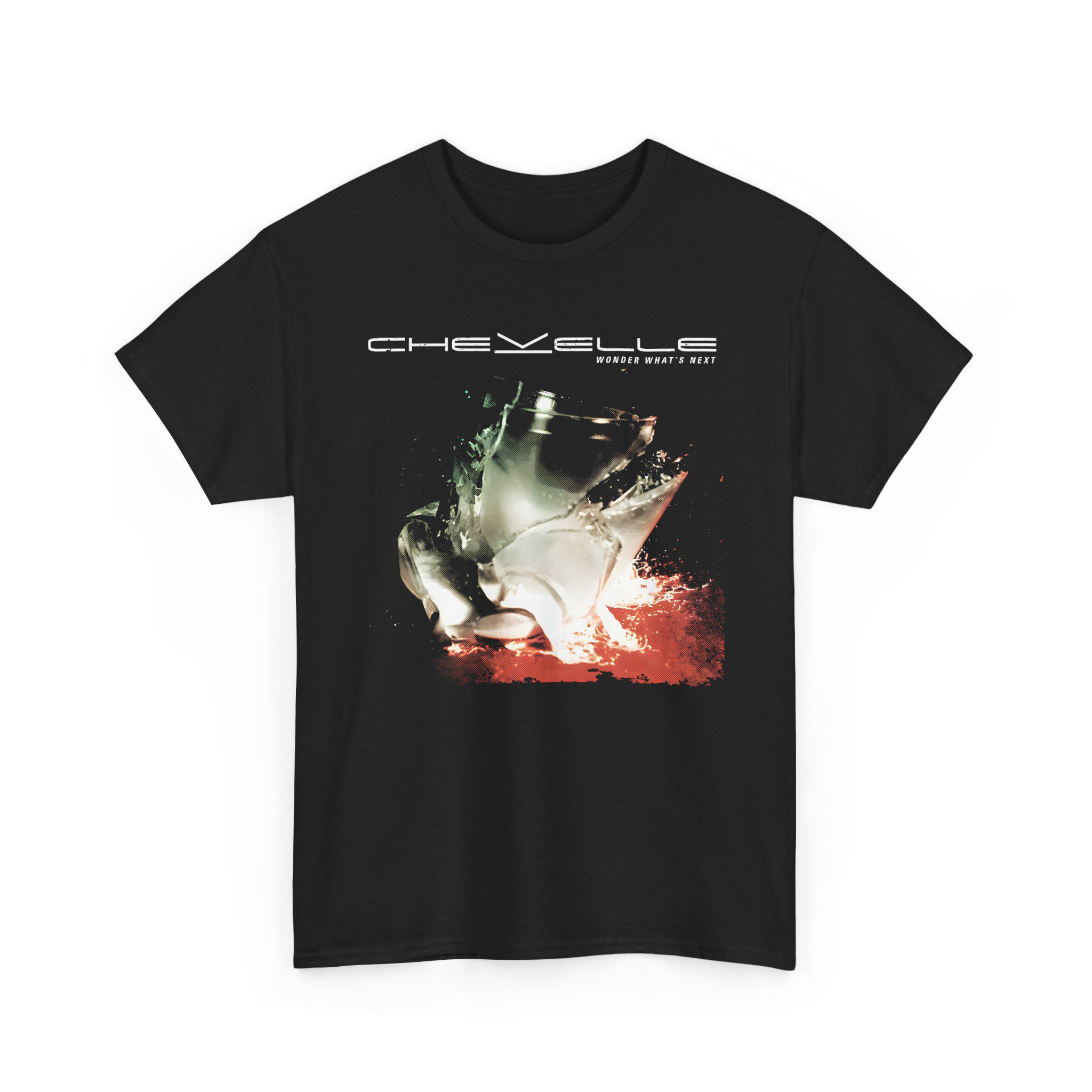 Shevelle Wonder Whats Next Album Tshirt 2000s Alternative Metal Rock Clothing Printed Pattern Casual Street Fashion Tshirt S