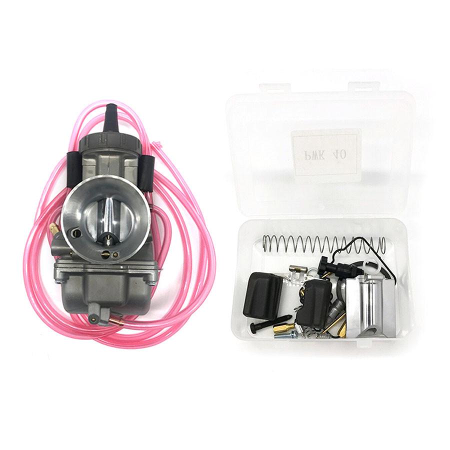 40Mm Carburetor With Repair Kit For Motorcycle Scooters Dirt Bike Atv Yamaha Honda Suzuki Kawasaki Gasgas Bsa Bultaco  4T Engine 80Cc 100Cc 125Cc 250C