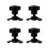 8mm Threaded Stud Nut Fitting Roof Rack Replacement Fastener Set with Star Hand Knob, Metal Mounting Hardware, 4 Piece Rack Fixing Kit