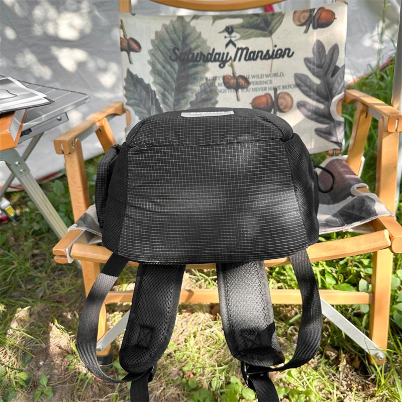 Outdoor Lightweight Travel Bag Unisex Sports Cycling Bag Solid Color Water-Repellent Backpack with Coin Purse