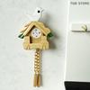 1:12 Miniature Wall Bird Clock Furniture Dollhouse Home Model Decor Toy Doll House Accessories