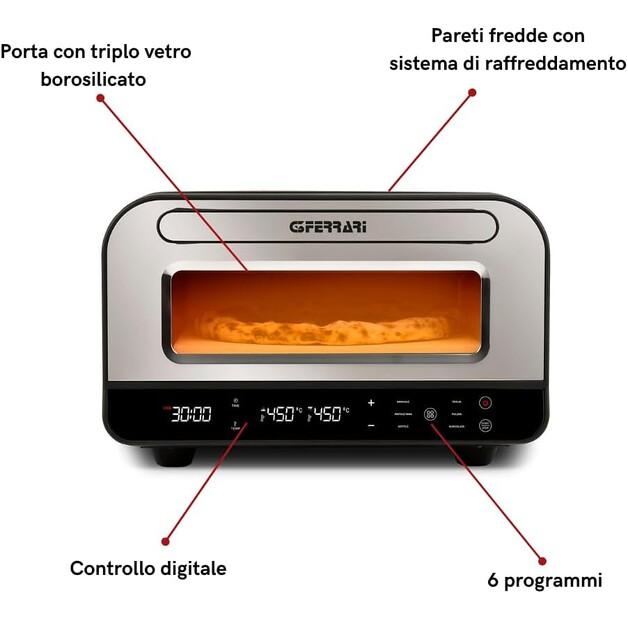 Electric Grill G3 Ferrari Pizza Pro 2 Minuti Pizzagrill (G10204)