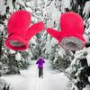 2-4Y Fleece Mitten Kids Winter Kids Mittens Plush Thick Warm Toddler Gloves Plush Gloves Mitts Kid Cycling Gloves
