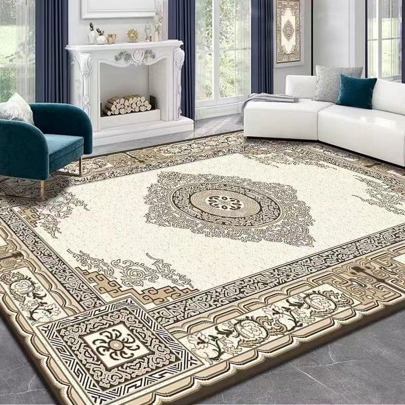 Eleganter Moderner Minimalistischer Luxus Fleckenabweisender Wohnzimmerteppich - Pflegeleicht, Große Fläche, Vielseitig für Schlafzimmer oder Bettseite.