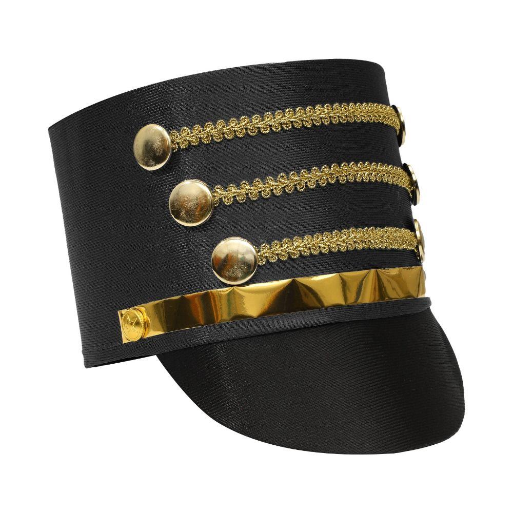 Hat-nutcrackers Marching Band Hat Cosplay Show Soldier Top Cap Drum Major Master Hats  Performance