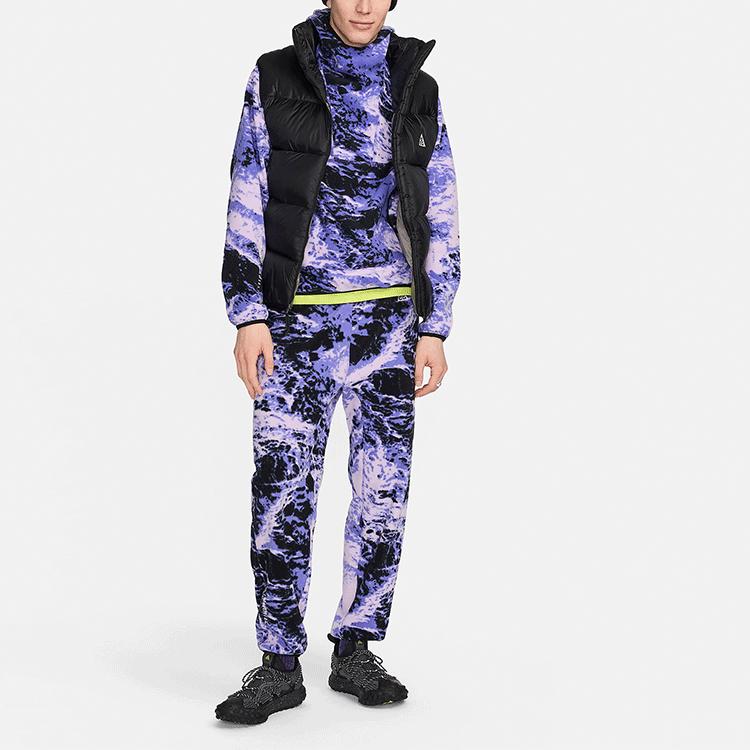 Nike ACG Wolf Tree All Over Print Pullover Hoodie Men Hoodies Lilac Black Summit-White FN2453-512