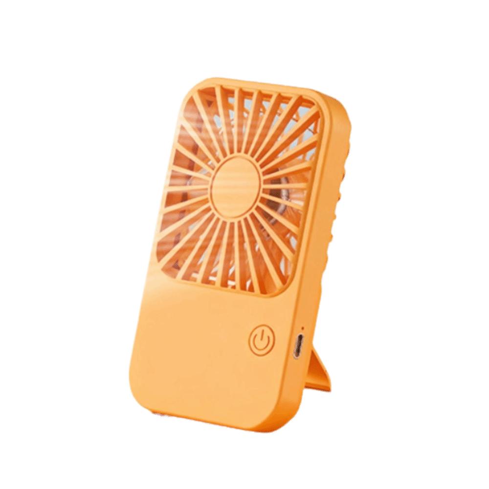 3 Speed Mini Handheld Fan USB Rechargeable Desktop Stand Fan Pocket Fan For Outdoor Travel