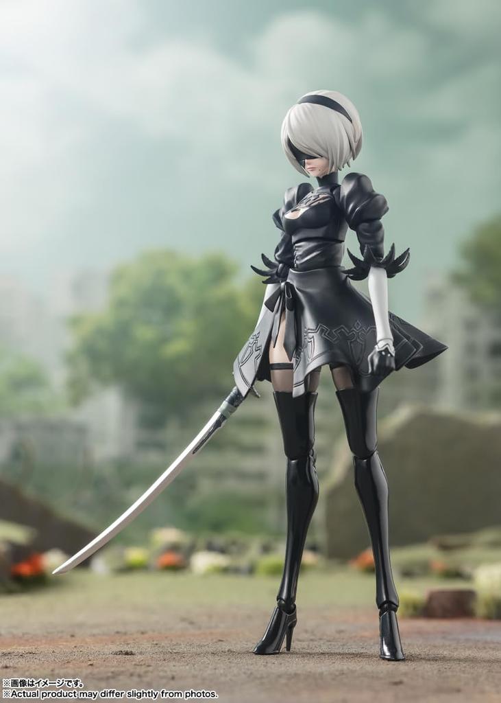 TAMASHII NATIONS 2B 150mm painted movable figure S.H.Figuarts "NieRAutomata Ver1.1a" (NieRAutomata Ver1.1a) Approx. PVC&ABS