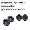 Original Spare Parts For QCY H3S Headphones Replacement Ear Pads Earmuff Ear Pillows