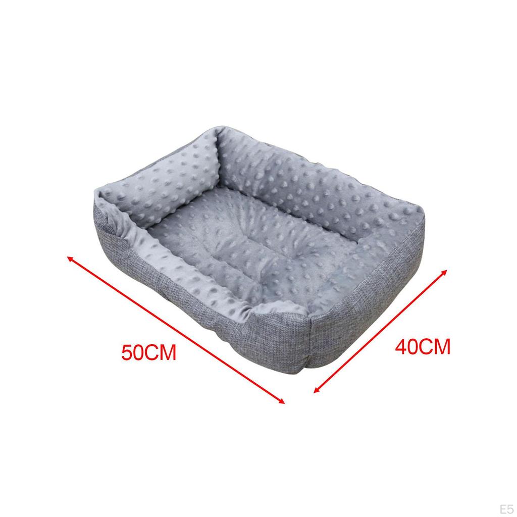 Cat Bed, Sleeping Pet Autumn Winter Soft Cushion Bed Mattress for Pomeranian