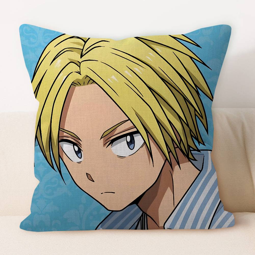 S-shin Asakura Decorative Room Aesthetics Pillow Case Home Decor Bedroom Sofa Bed Couch Pillow Cover 45x45