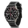VICTORINOX FIELDFORCE SPORT CHRONO Stainless Steel Case Black Black Rubber Gift Item 241889 Wristwatch, (316L), Dial, Strap,
