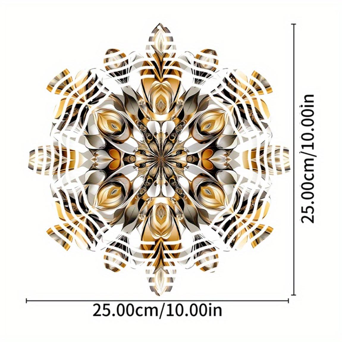 

10-дюймовый подвесной колокольчик ветра, умный дизайн колокольчика, крючок 360°, элегантный садовый декор, весенне-летний уличный декор, подарок для близких друзей 01A