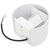 12W Outdoor LED Wall Lamp IP65 Waterproof Aluminum Up and Down Lighting Wall Light AC85‑265VWhite Shell Warm White Light