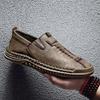 Handmade Casual Leather Shoes Men Loafers Moccasins Man Flats Shoes