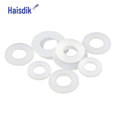 White Nylon Flat Washers