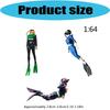 1:64 Scale Resin Diving Miniature Underwater Adventure Model For Home Or Office Decoration Dioramas Layout Model Display