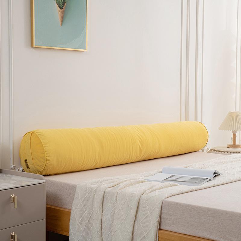 100/120cm Long Cylindrical Pillow with Handle for Neck Back Leg Support Removable Washable Pregnant Women Use Bedroom Pillow