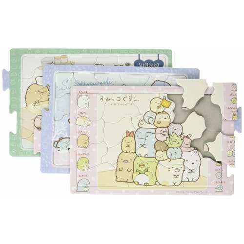 

[Apollo s Steps Panoramic Puzzle] Sumikko Gurashi Manabi Brain 18/24/32 Piece Puzzle for Children