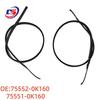 75552-0K160 75551-0K160 Roof Water Gutter for 2016-2023 Hilux REVO