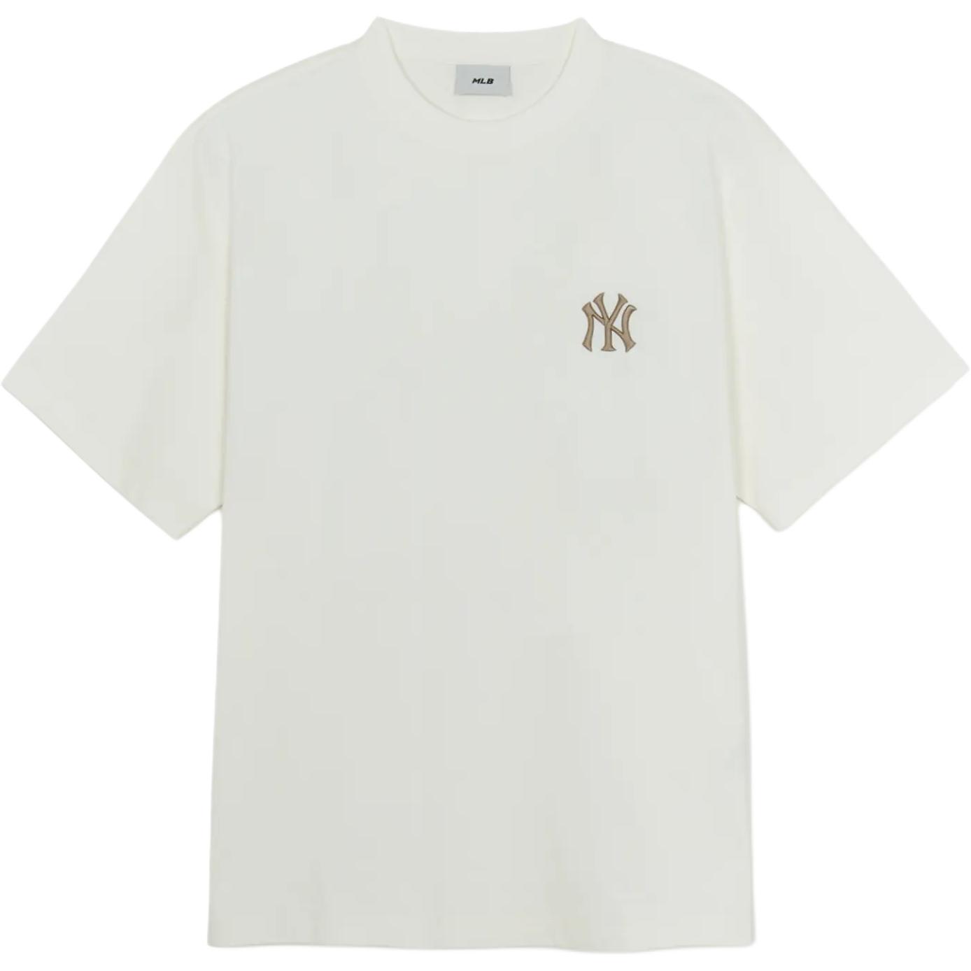 

New MLB T Shirts Unisex Cream 3ATSM0854-50IVS M