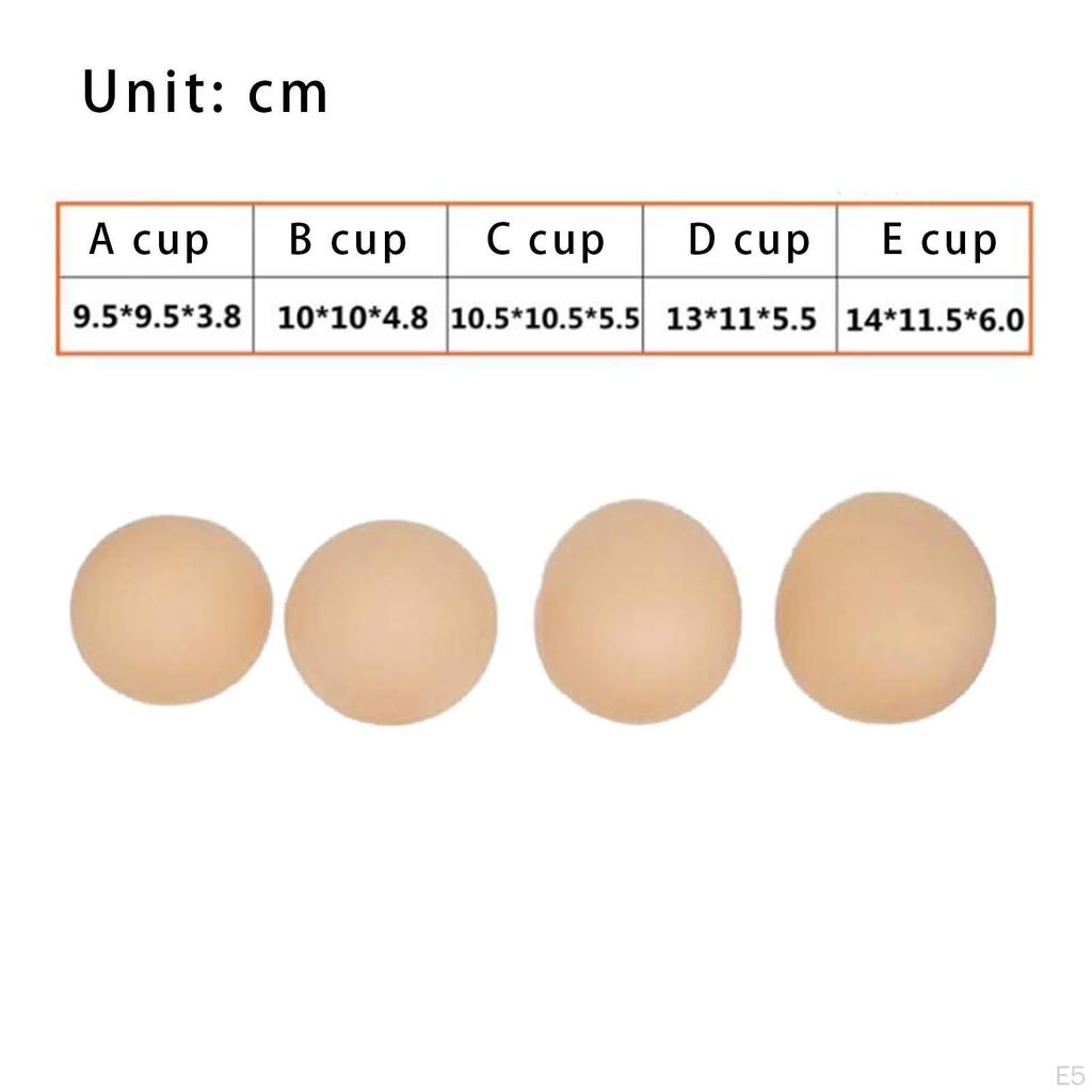 Silicone Breast Inserts for Mastectomy and Drag Queen Use