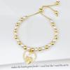 Hot Sale Zircon Shell Mother Theme Copper Bead Pearl Chain Bracelet Fashion for Women Mom Holiday Mother's Day Jewelry Gift