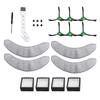 22 Pcs Set Replacement Parts for Combo J7 Robot Vacuum 6 Side Brushes 4 Mop Pads 4 Filters Robot Vacuum Spare Parts