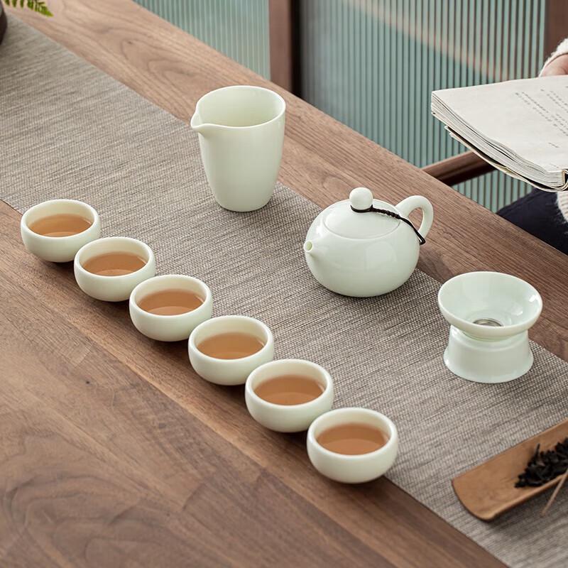 Sui s Jadeite Ceramic Kung Fu Tea Set