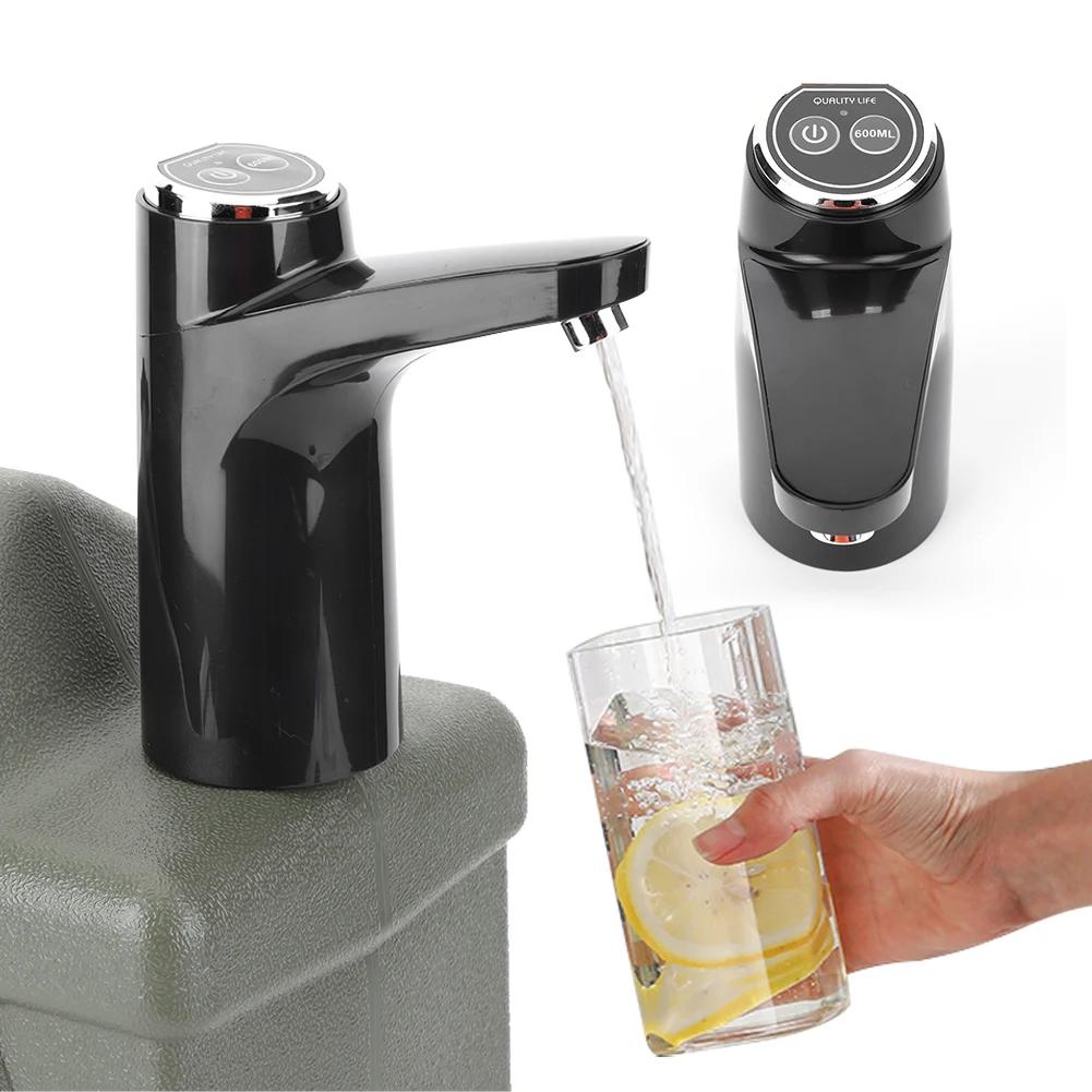 Outdoor Electric Water Pump USB Rechargeable Portable Water Dispenser One Key Switch Auto Water Pump for Camping Waters Tank