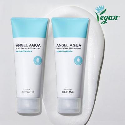 Angel Aqua Soft Gesichtspeeling-Gel Doppelplan (100 ml x 2) (Vegan)