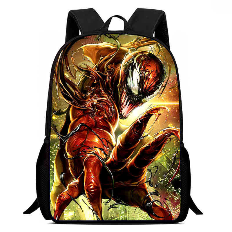Venom 3 After a Dance Anime Backpack Student School Bag Computer Bag
