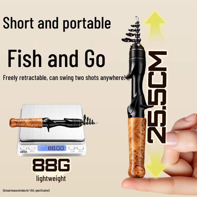 Weilianmeng Jihuwang Telescopic Lure Fishing Rod