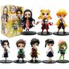 Model Creative Hot Sale Demon Slayer Tanjiro Kamado Anime Cartoon Figure  Personalized Statue Ornament Box Gift